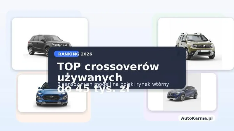 Jaki samochód do 45 tys. zł wybrać? Oto kilka sprawdzonych propozycji!
