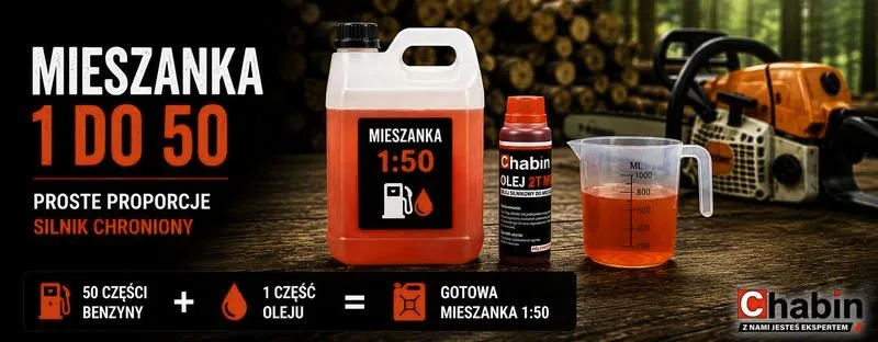 Proporcja oleju do benzyny: 1:50 czy 1:40 — którą wybrać?