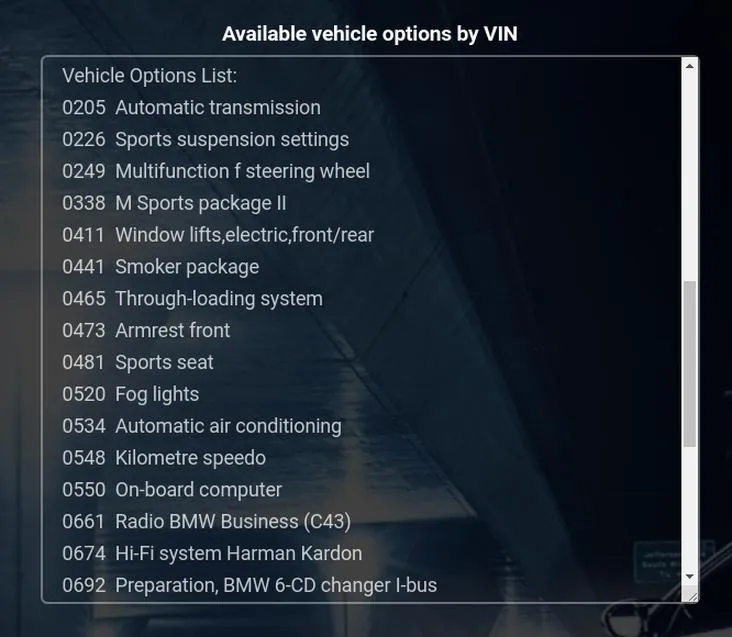 Czytanie kodu silnika BMW