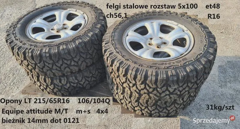 Fabryczne opony dla SUV-a
