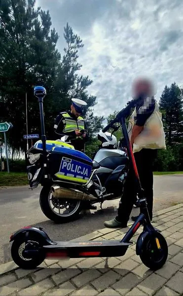 Jazda skuterem bez prawa jazdy