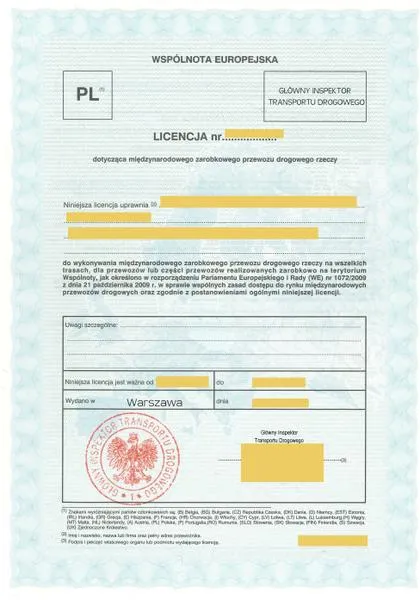 Licencja na taxi