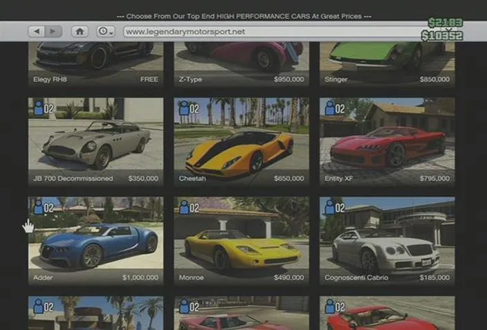 Metody dodawania aut do GTA 5