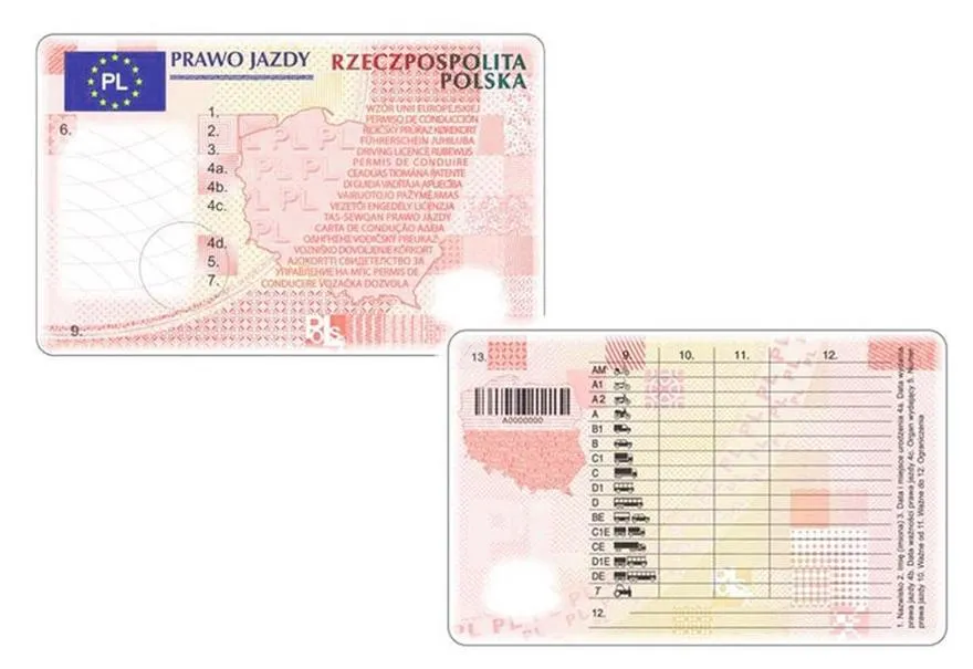Numer blankietu prawa jazdy