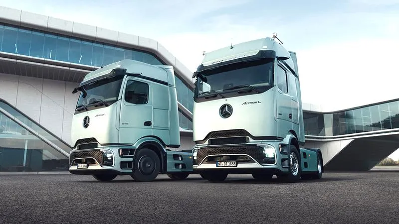 Podnoszenie kabiny Mercedes Actros