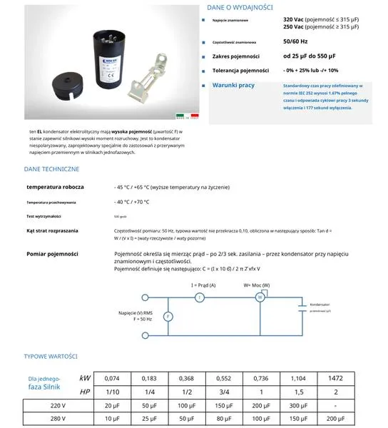 Roli kondensatorów w silnikach elektrycznych